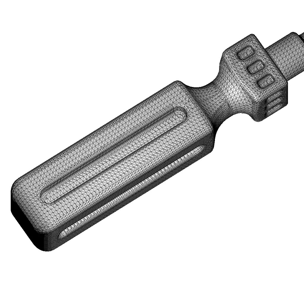 Kids Star Screwdriver 3D Model – High Poly Toy Asset, FBX, OBJ