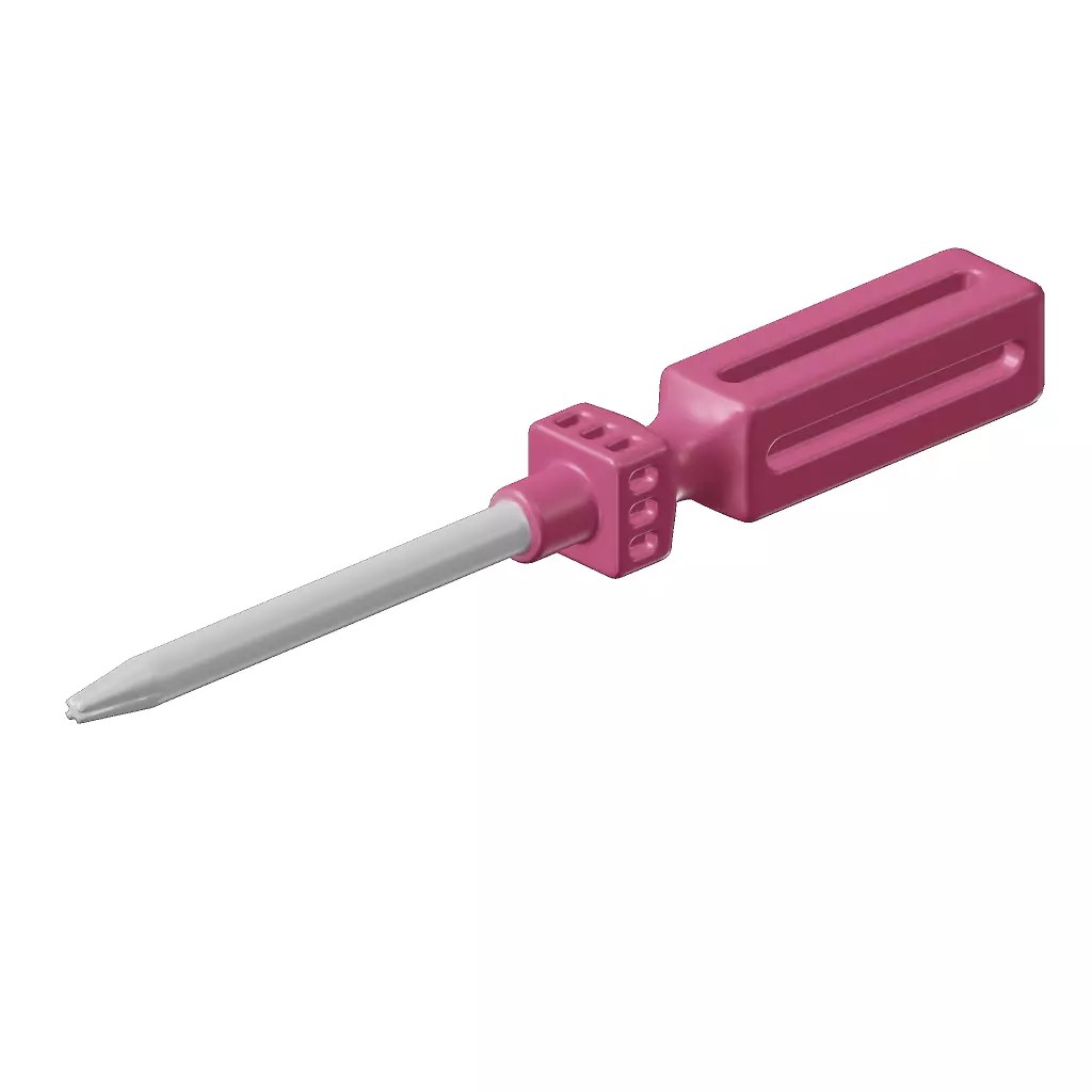Kids Star Screwdriver 3D Model – High Poly Toy Asset, FBX, OBJ - View 2