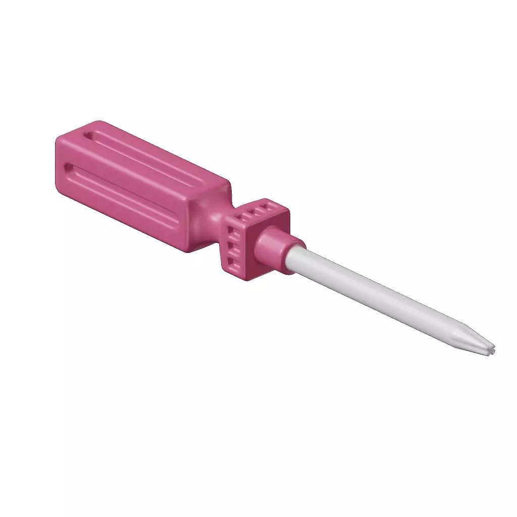 Kids Star Screwdriver 3D Model – High Poly Toy Asset, FBX, OBJ - View 4