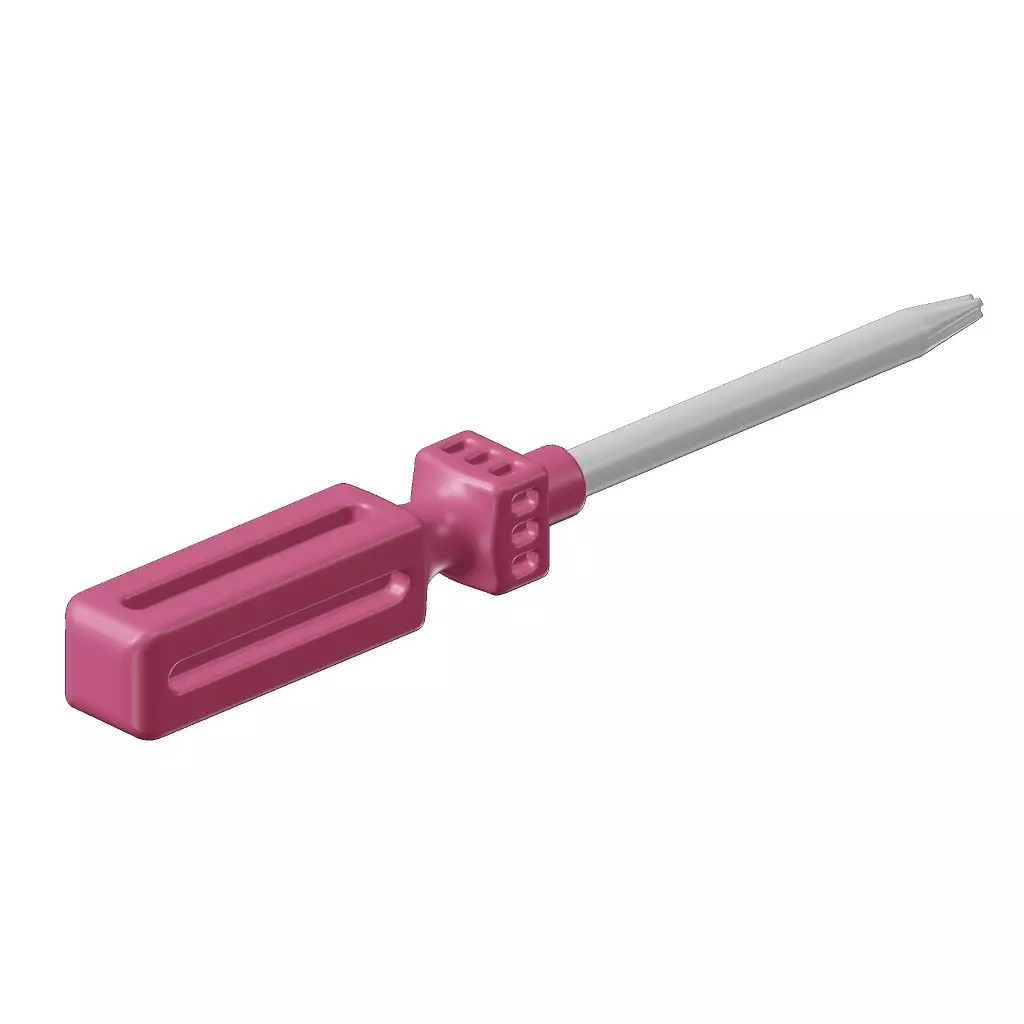 Kids Star Screwdriver 3D Model – High Poly Toy Asset, FBX, OBJ - View 5