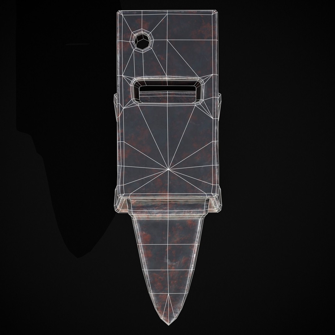 Classic Iron Anvil 3D Model – Low Poly PBR Asset, FBX & OBJ - View 9