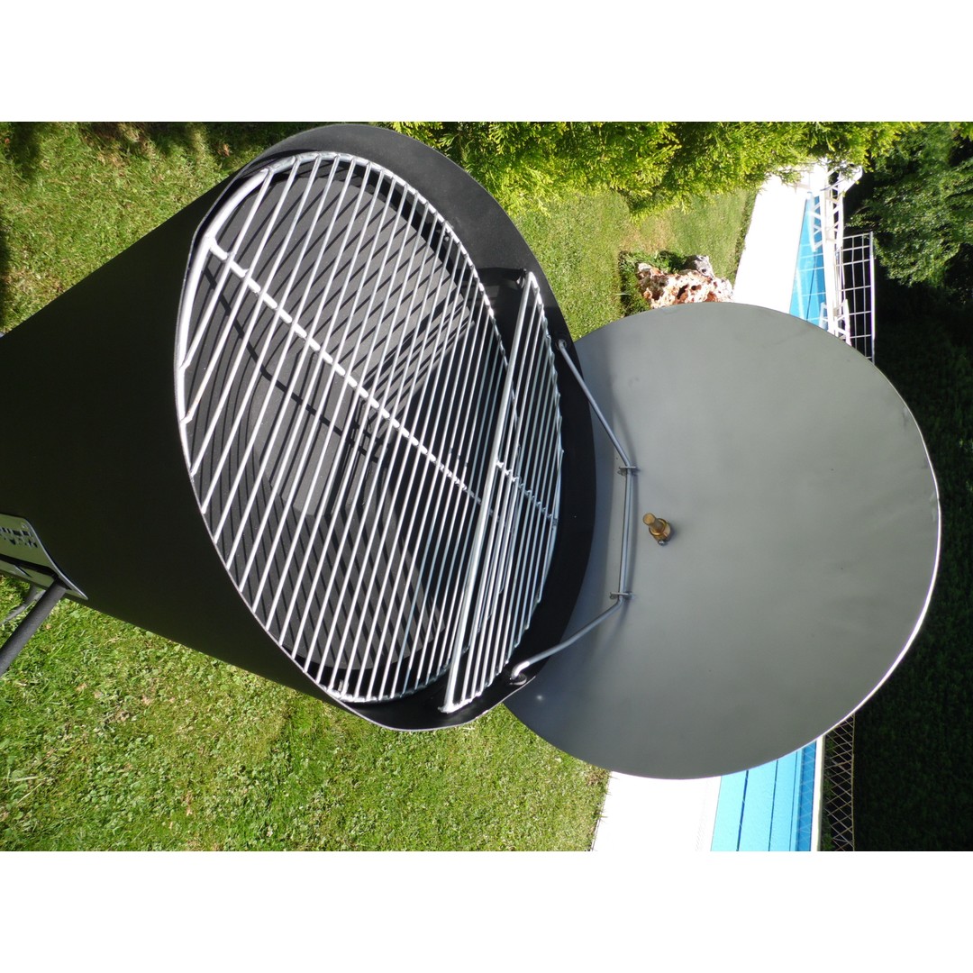 Conical BBQ 3D Model – Adjustable Charcoal Grill with PBR Textures - View 3