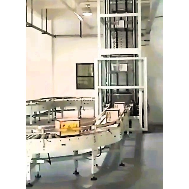 Continuous Vertical Conveyor 3D Model – Industrial Lifter System, FBX - View 8