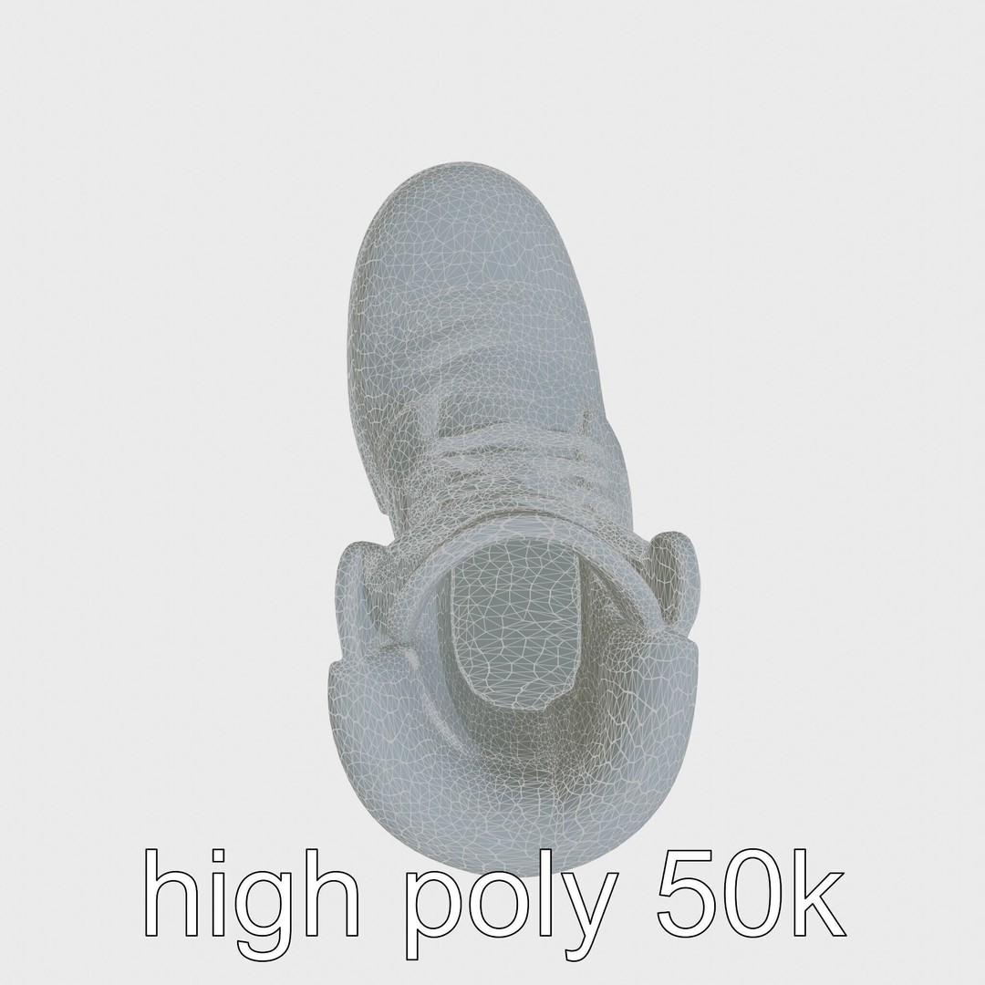Heavy-Duty Work Boots 3D Model – Low Poly PBR Asset for Games - View 19