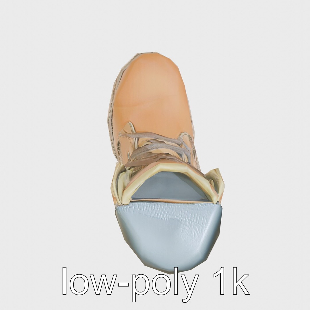 Heavy-Duty Work Boots 3D Model – Low Poly PBR Asset for Games - View 26