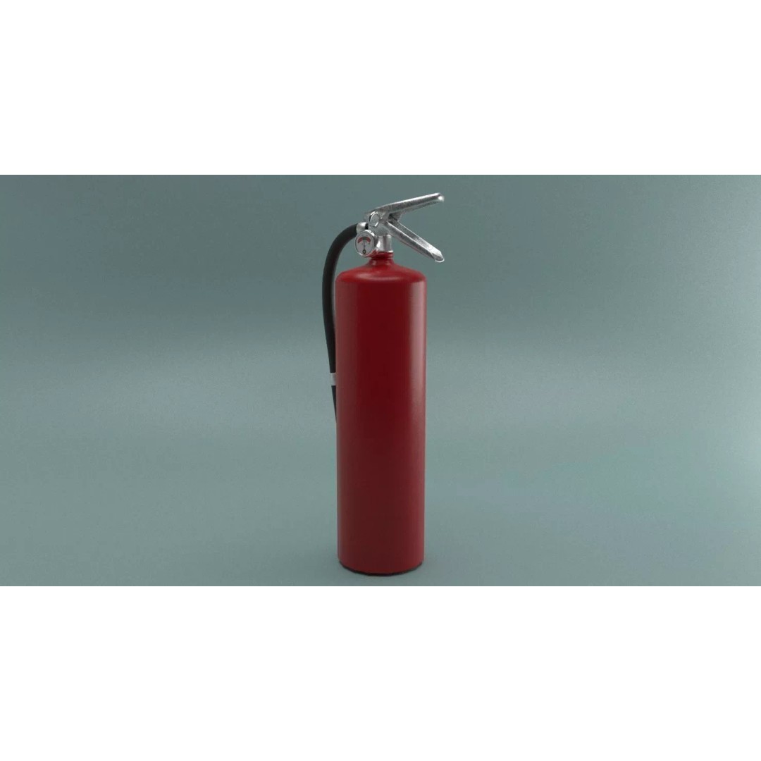 Fire Extinguisher 3D Model – Low Poly PBR Game Asset, FBX - View 17