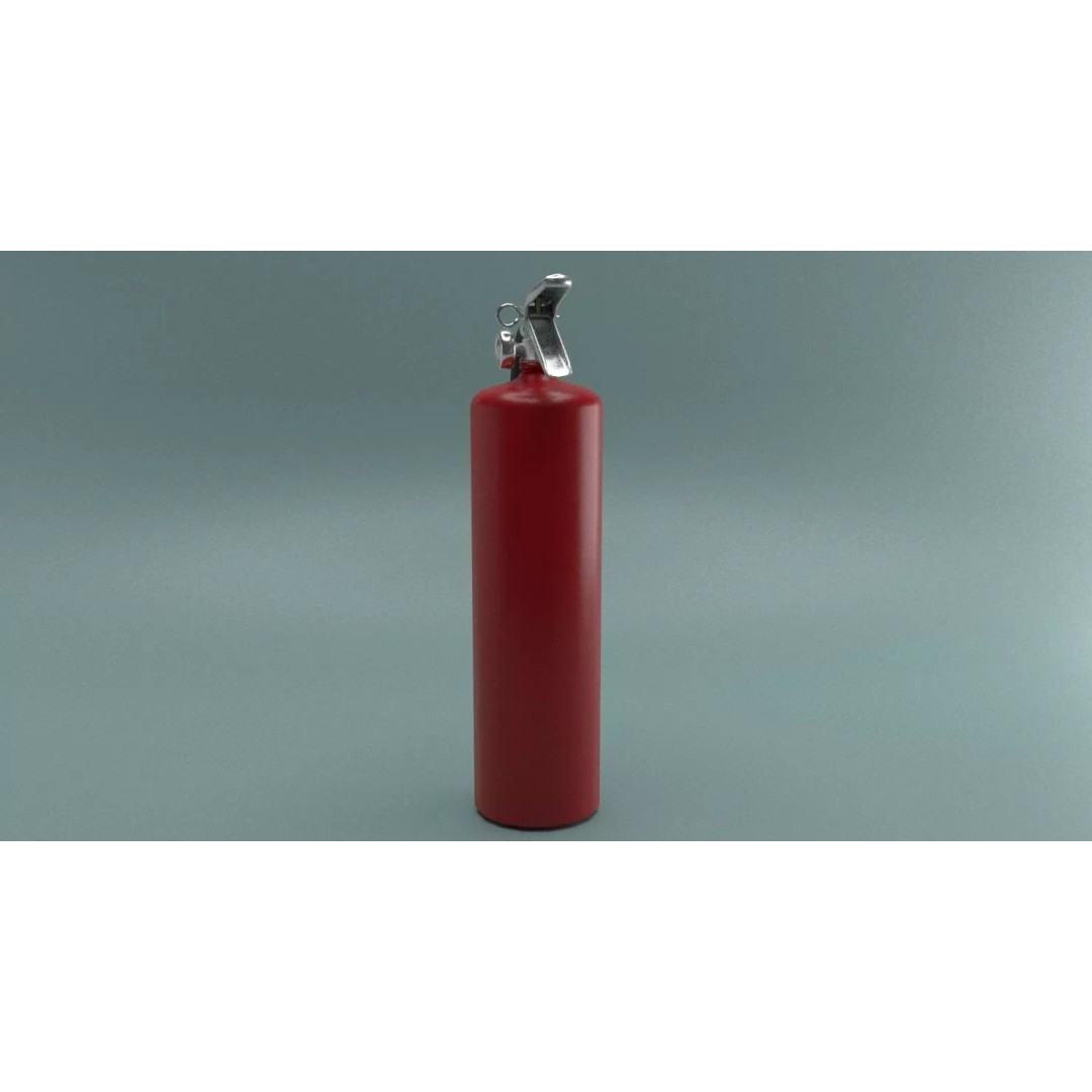 Fire Extinguisher 3D Model – Low Poly PBR Game Asset, FBX - View 19
