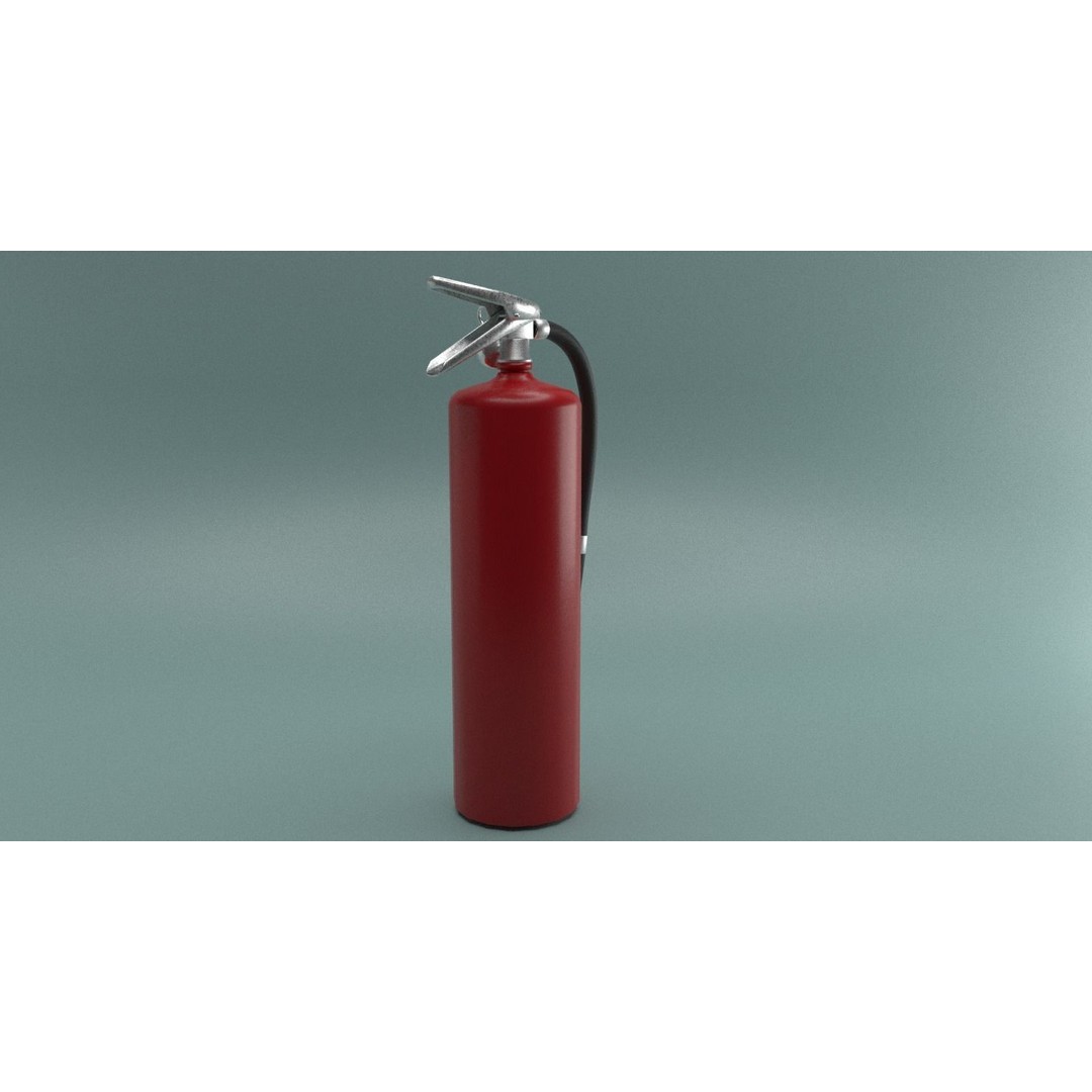Fire Extinguisher 3D Model – Low Poly PBR Game Asset, FBX - View 22