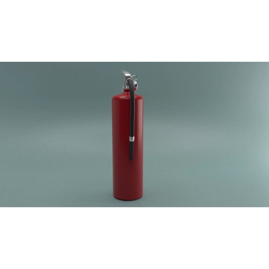 Fire Extinguisher 3D Model – Low Poly PBR Game Asset, FBX - View 28
