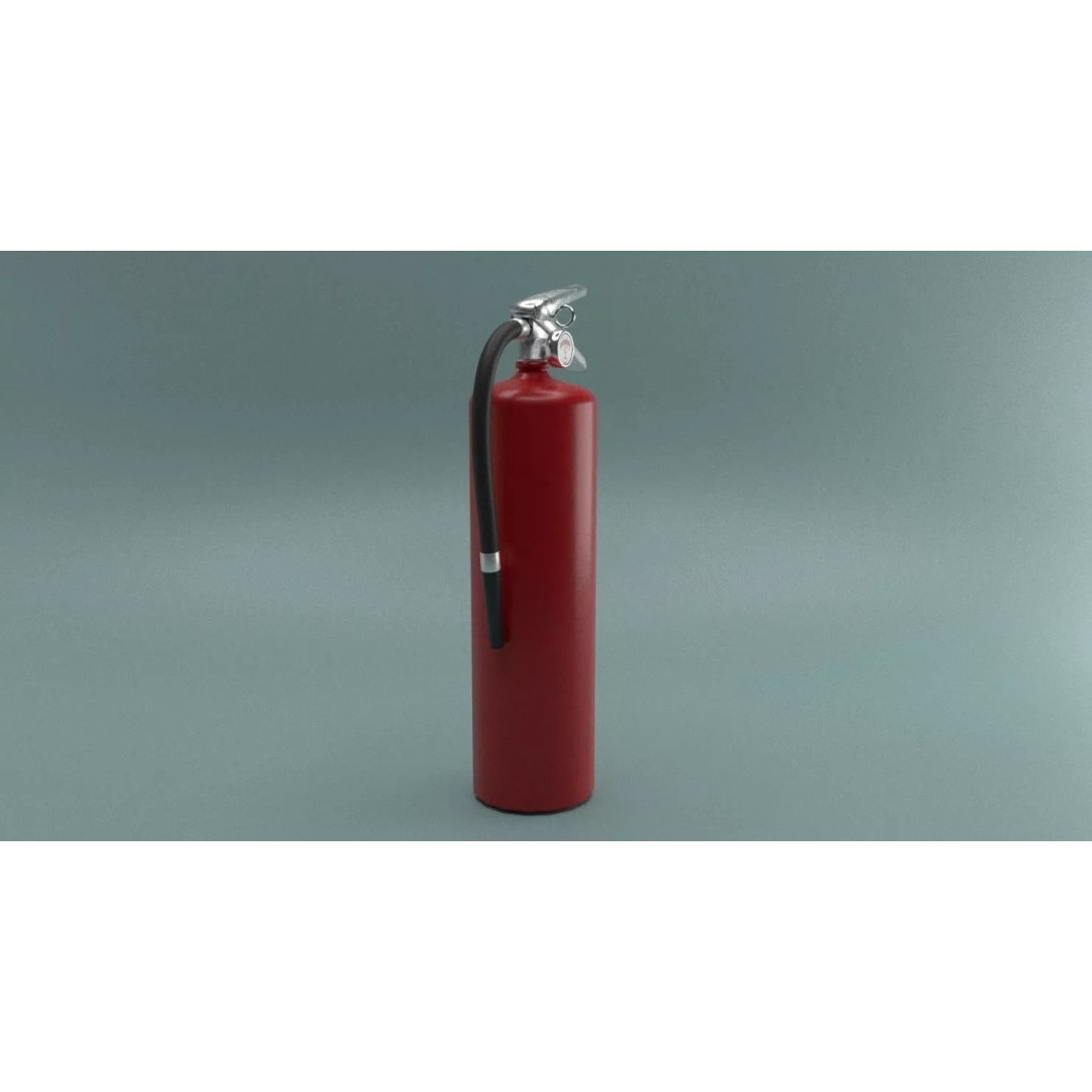 Fire Extinguisher 3D Model – Low Poly PBR Game Asset, FBX - View 30