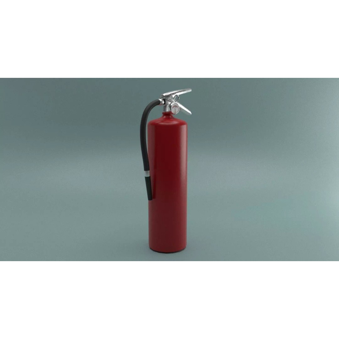 Fire Extinguisher 3D Model – Low Poly PBR Game Asset, FBX - View 31