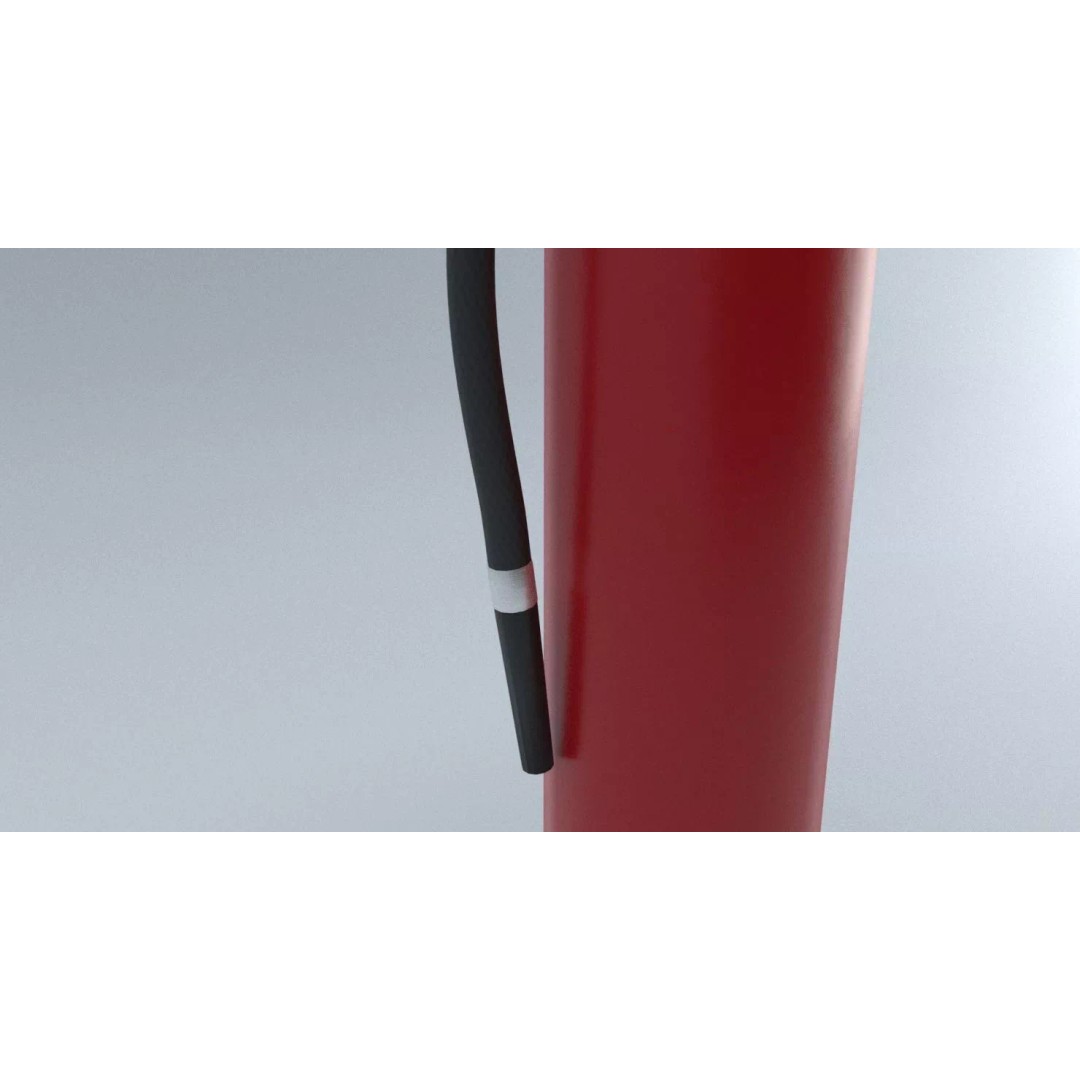 Fire Extinguisher 3D Model – Low Poly PBR Game Asset, FBX - View 7
