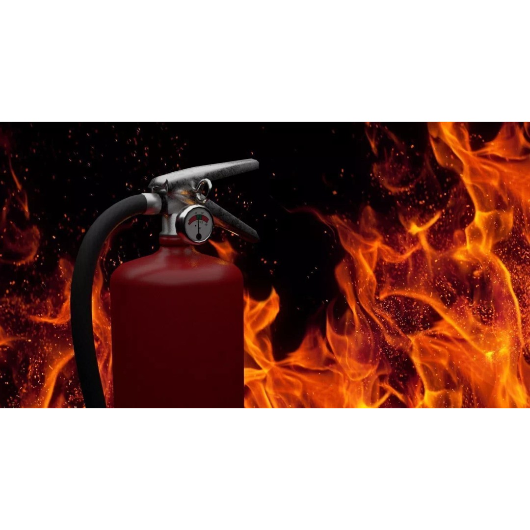 Fire Extinguisher 3D Model – Low Poly PBR Game Asset, FBX - View 9