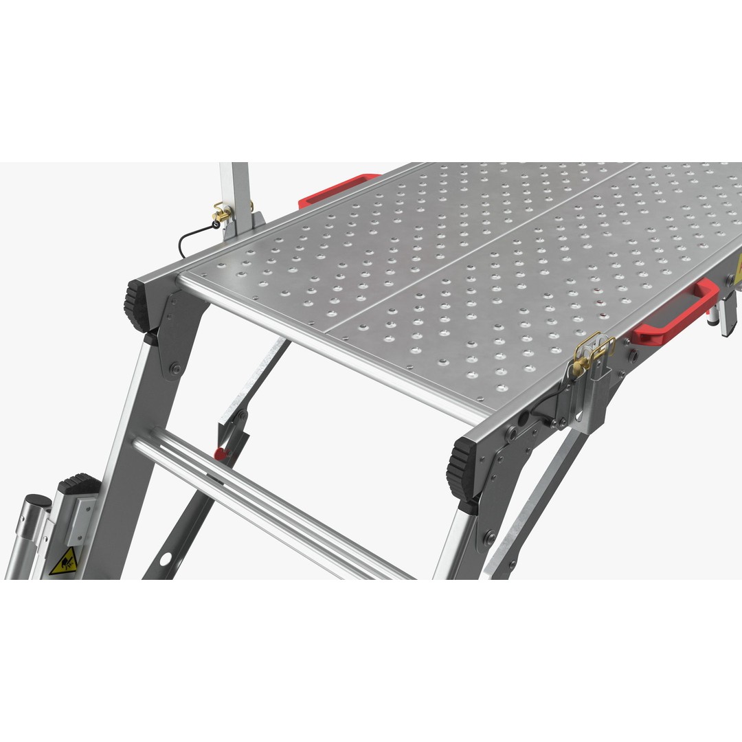Rescue Platform 3D Model – Emergency Equipment with Stairs, FBX/OBJ - View 16
