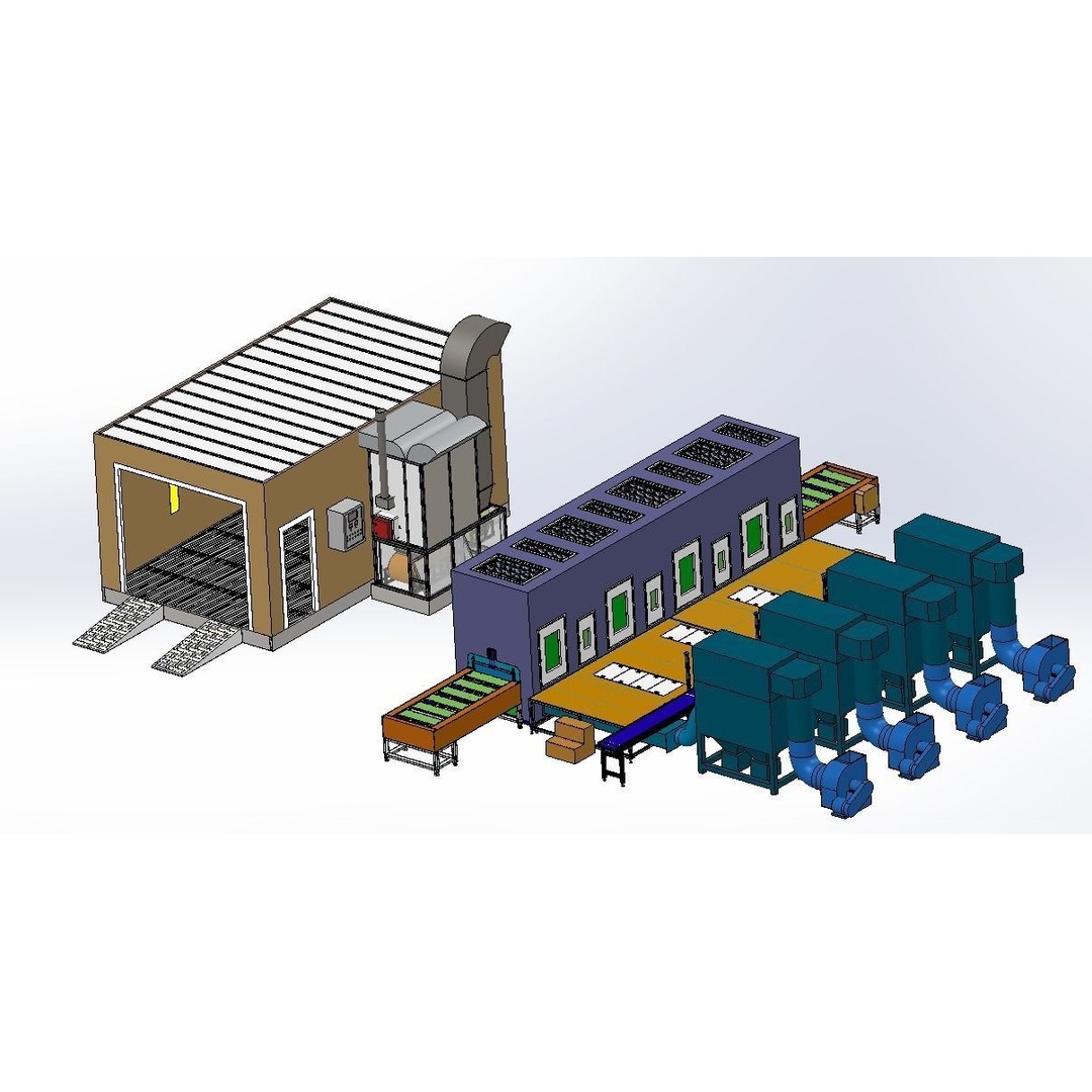 Paint Spraying Equipment Set 3D Model – Industrial Tools, FBX, OBJ - View 10