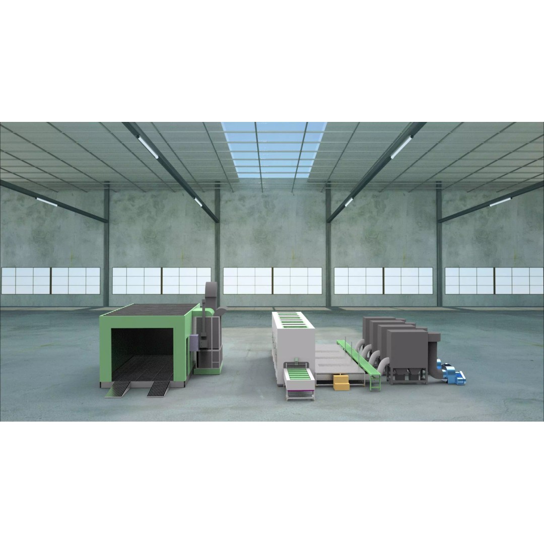 Paint Spraying Equipment Set 3D Model – Industrial Tools, FBX, OBJ - View 2