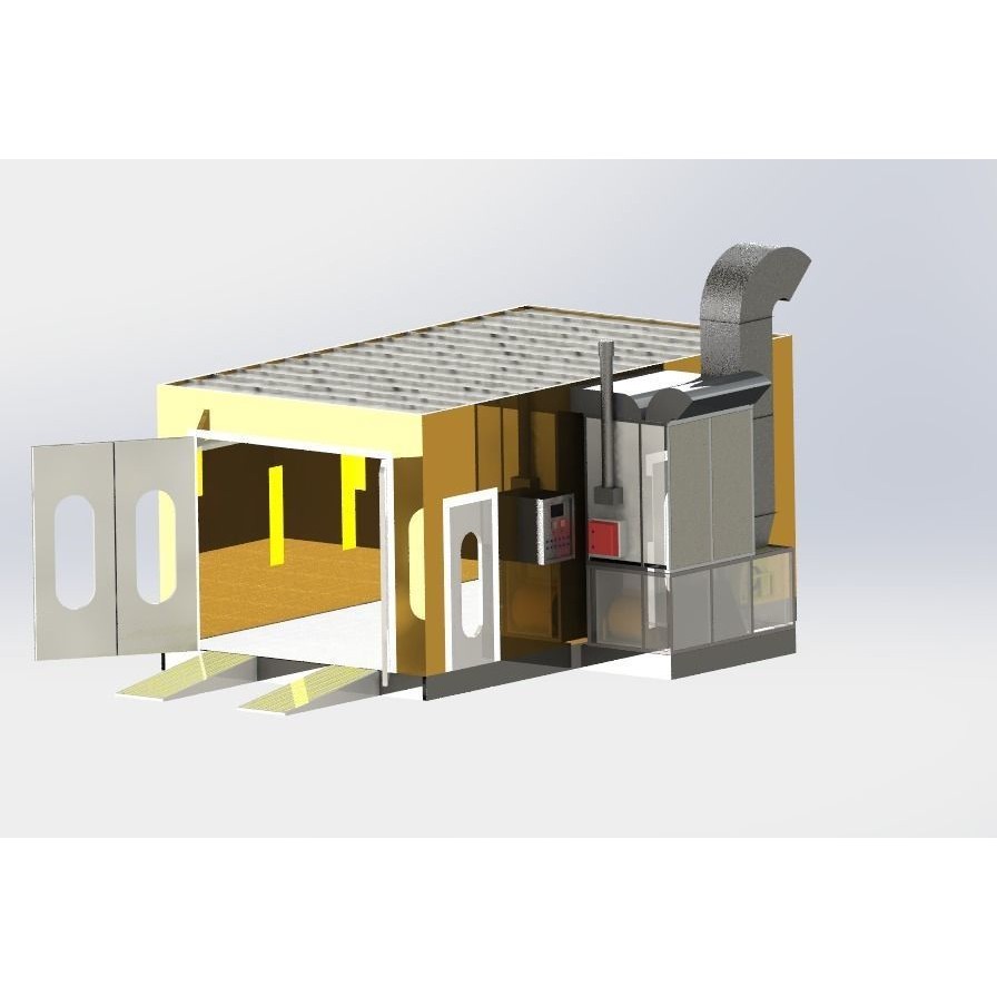 Paint Spraying Equipment Set 3D Model – Industrial Tools, FBX, OBJ - View 20