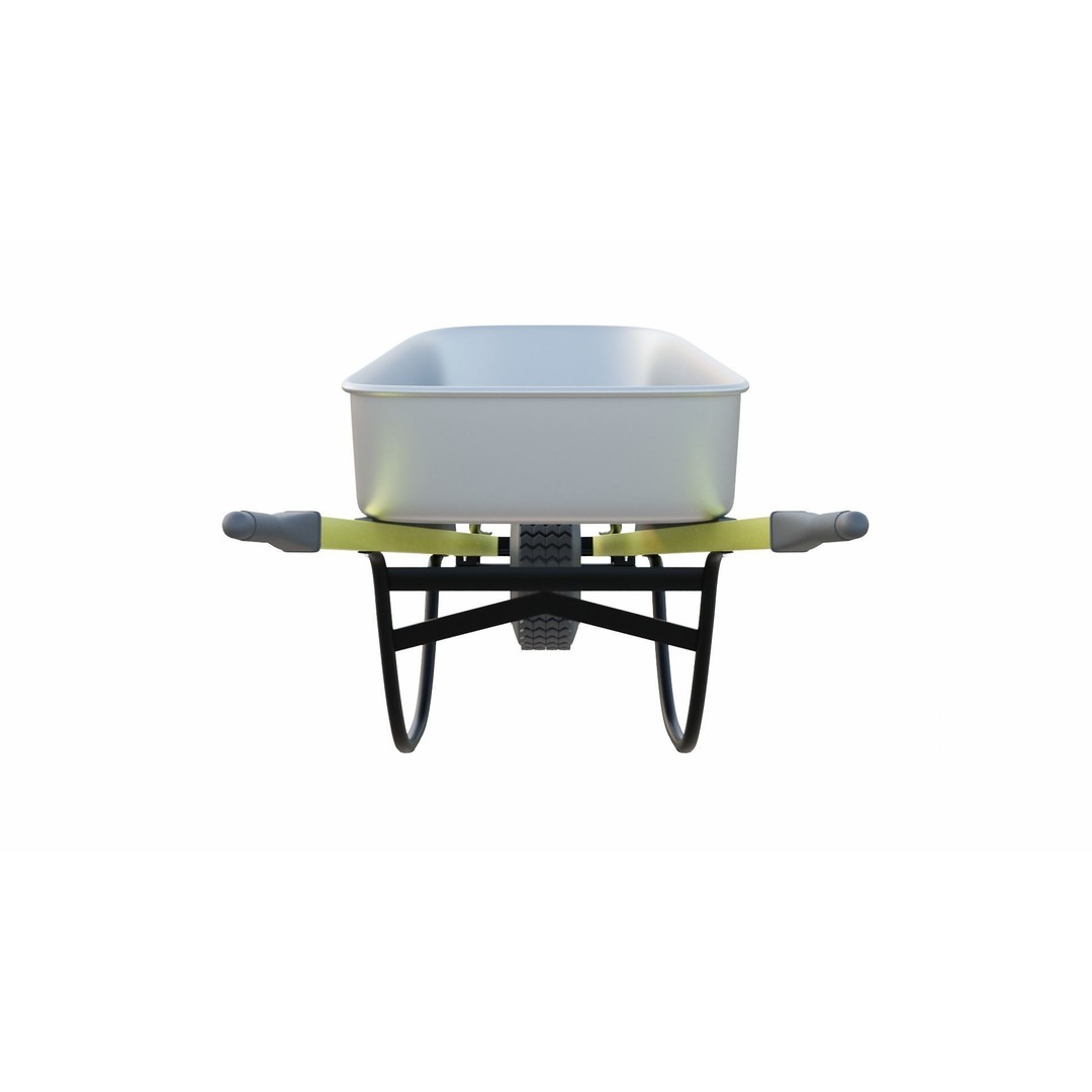 Wheelbarrow 3D Model – PBR Textured, Game-Ready Formats - View 10