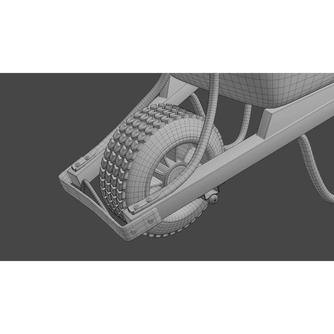 Wheelbarrow 3D Model – PBR Textured, Game-Ready Formats - View 16