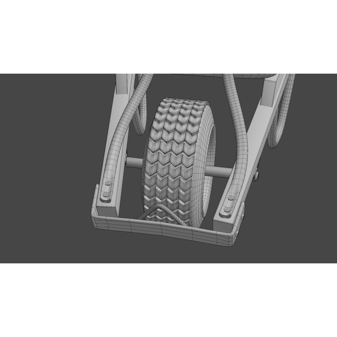 Wheelbarrow 3D Model – PBR Textured, Game-Ready Formats - View 18