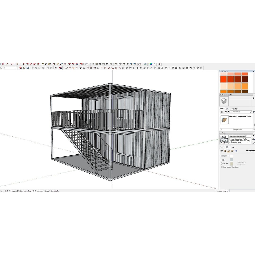 Container 3D Model – Low Poly Industrial Asset, FBX & OBJ Formats - View 14
