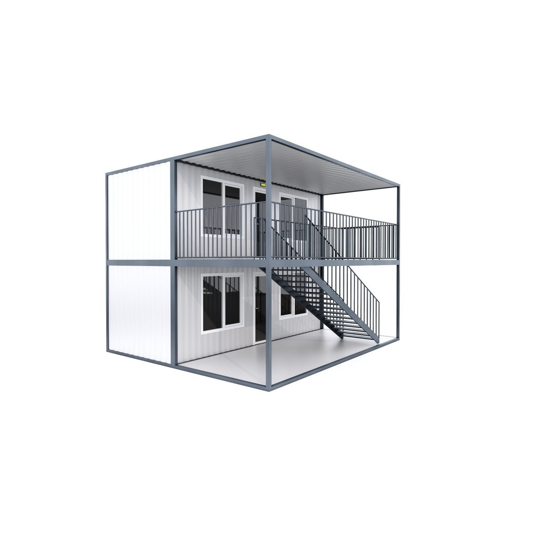 Container 3D Model – Low Poly Industrial Asset, FBX & OBJ Formats - View 16