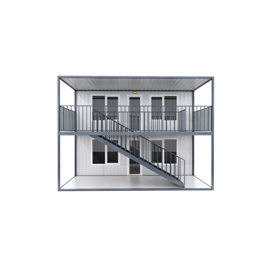 Container 3D Model – Low Poly Industrial Asset, FBX & OBJ Formats - View 19
