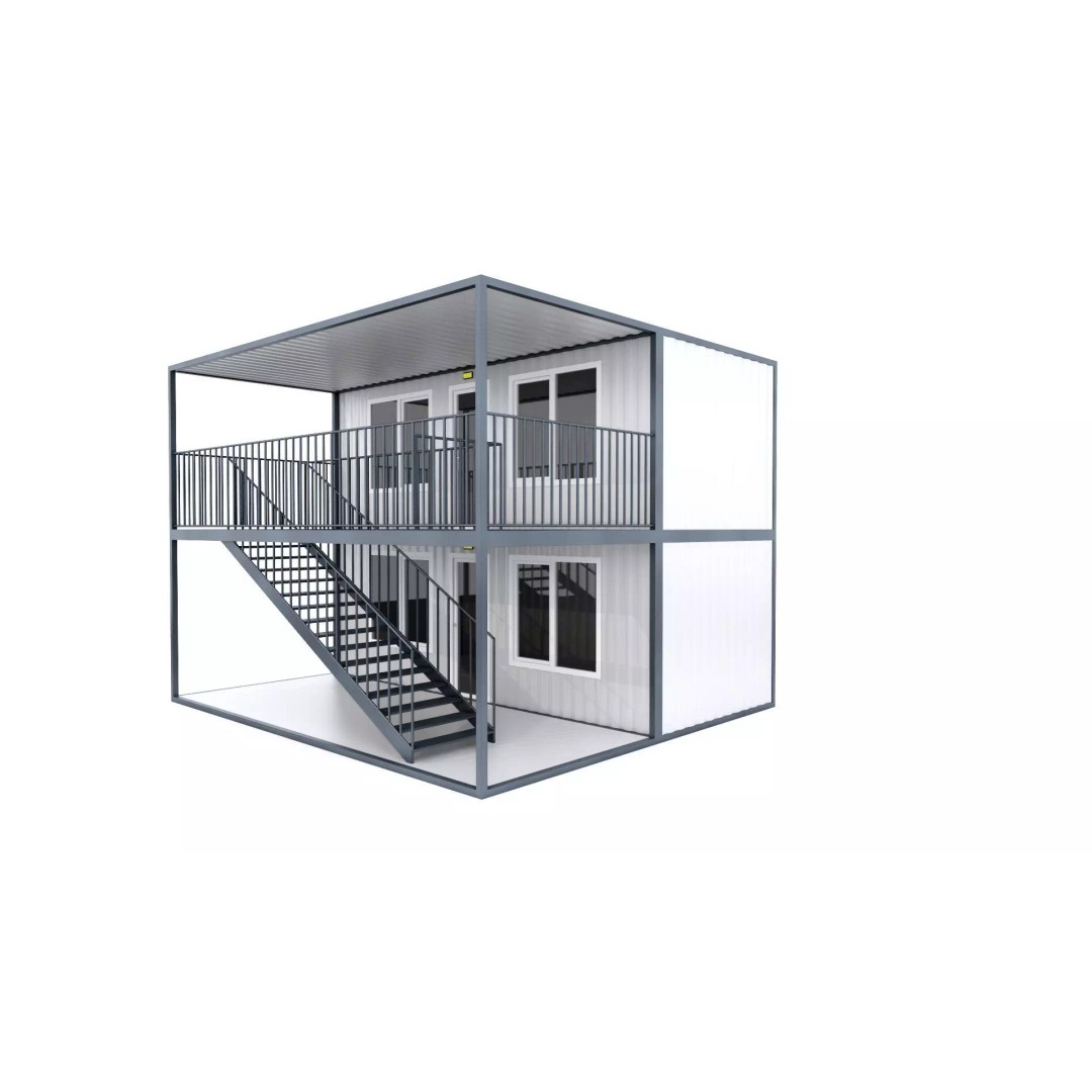 Container 3D Model – Low Poly Industrial Asset, FBX & OBJ Formats - View 2