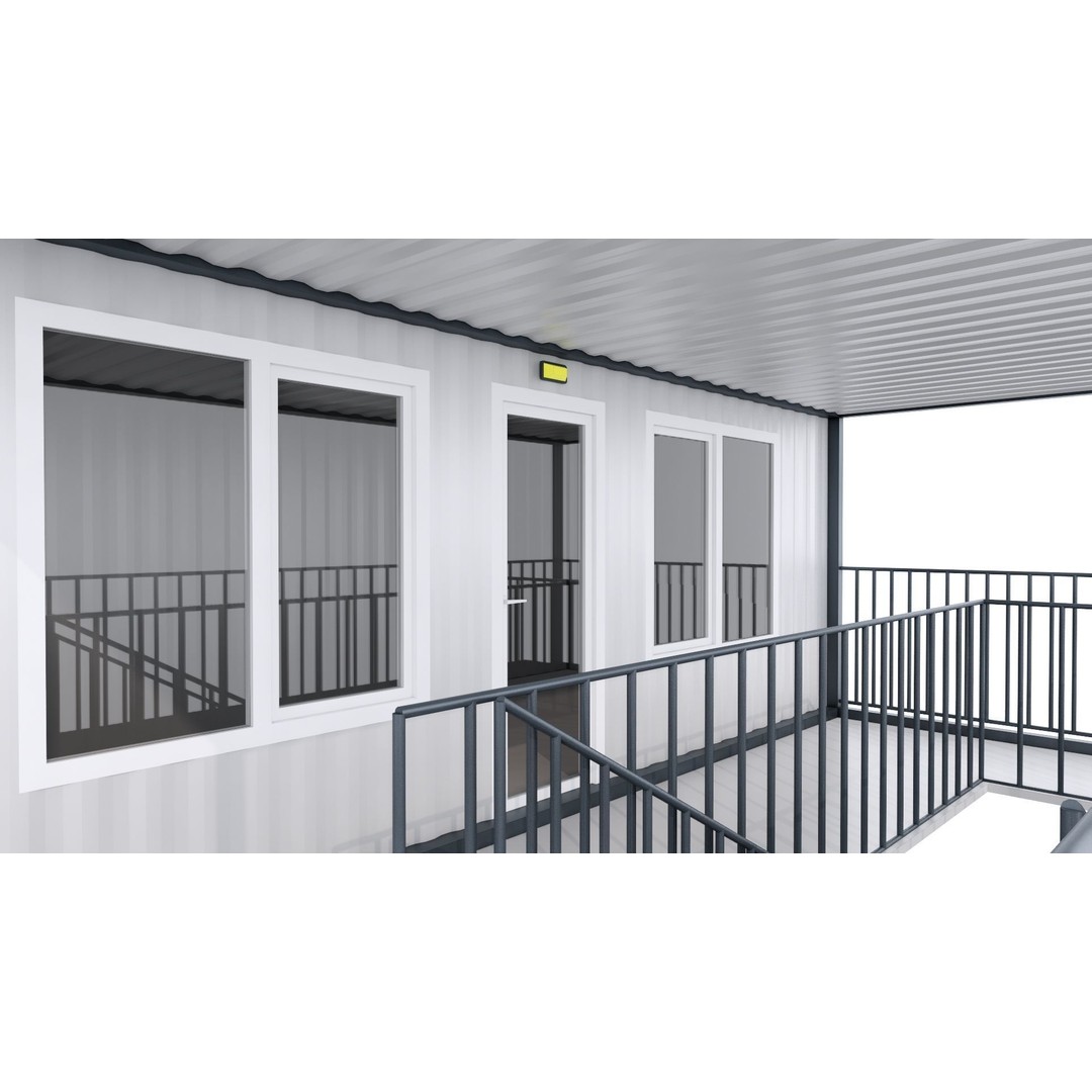 Container 3D Model – Low Poly Industrial Asset, FBX & OBJ Formats - View 30