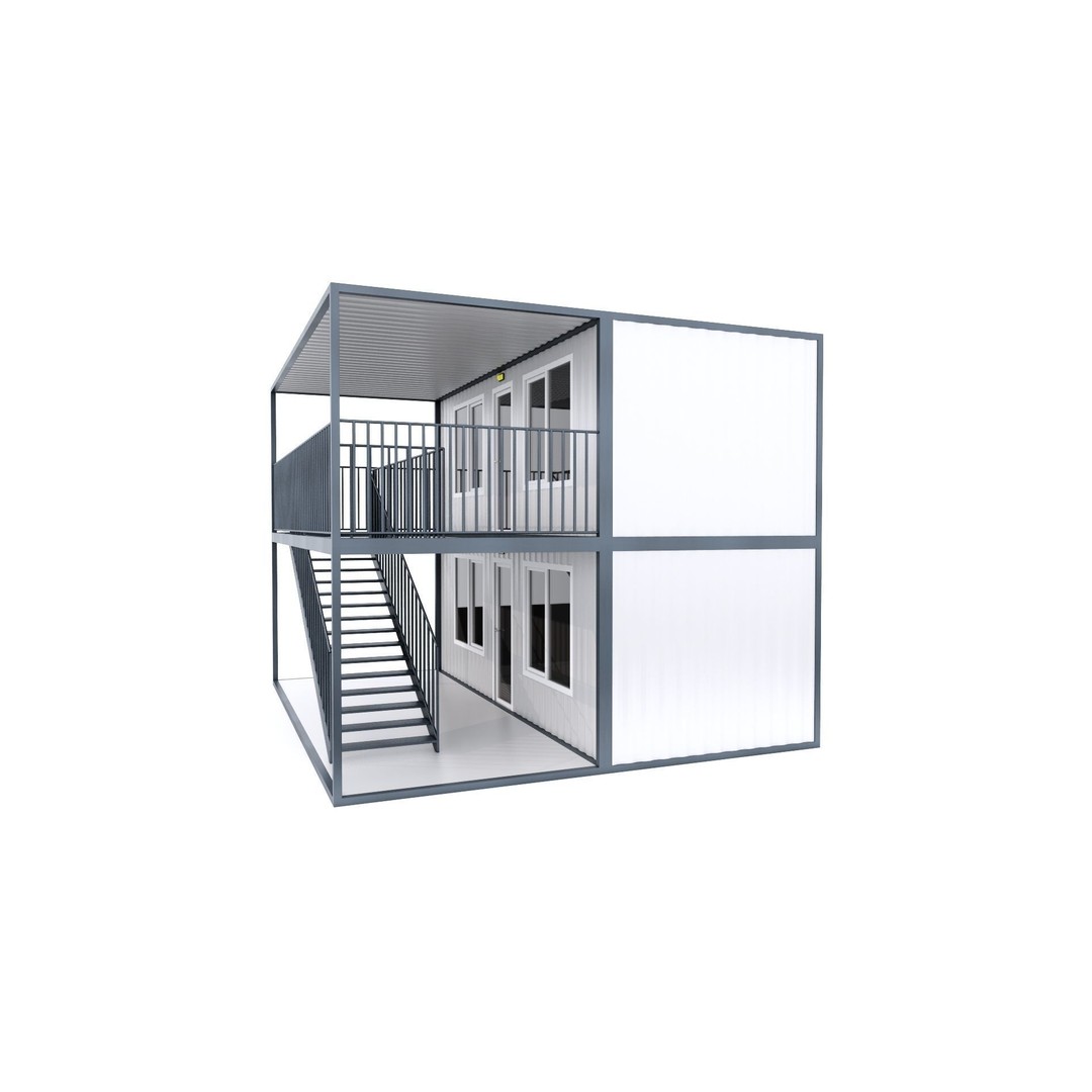 Container 3D Model – Low Poly Industrial Asset, FBX & OBJ Formats - View 35