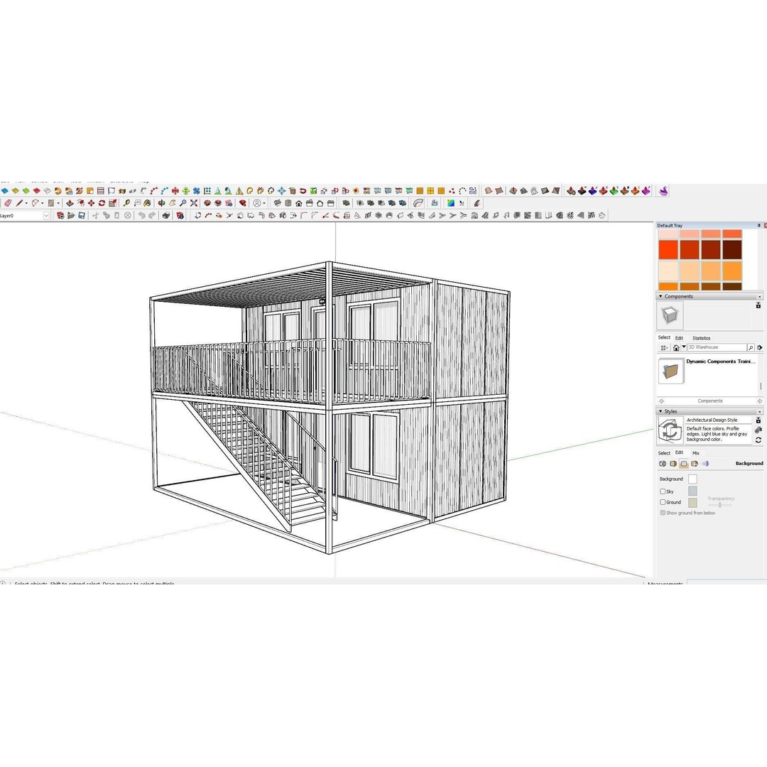 Container 3D Model – Low Poly Industrial Asset, FBX & OBJ Formats - View 8