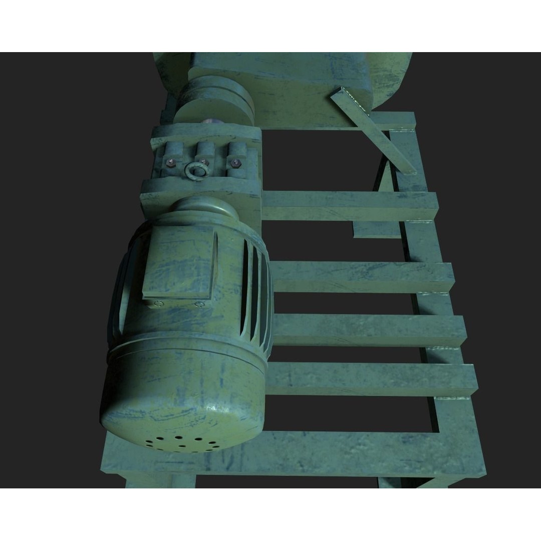 Z Blade Mixer 3D Model – Low Poly PBR Game Asset, FBX - View 10