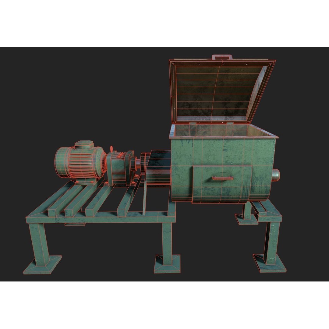 Z Blade Mixer 3D Model – Low Poly PBR Game Asset, FBX - View 14
