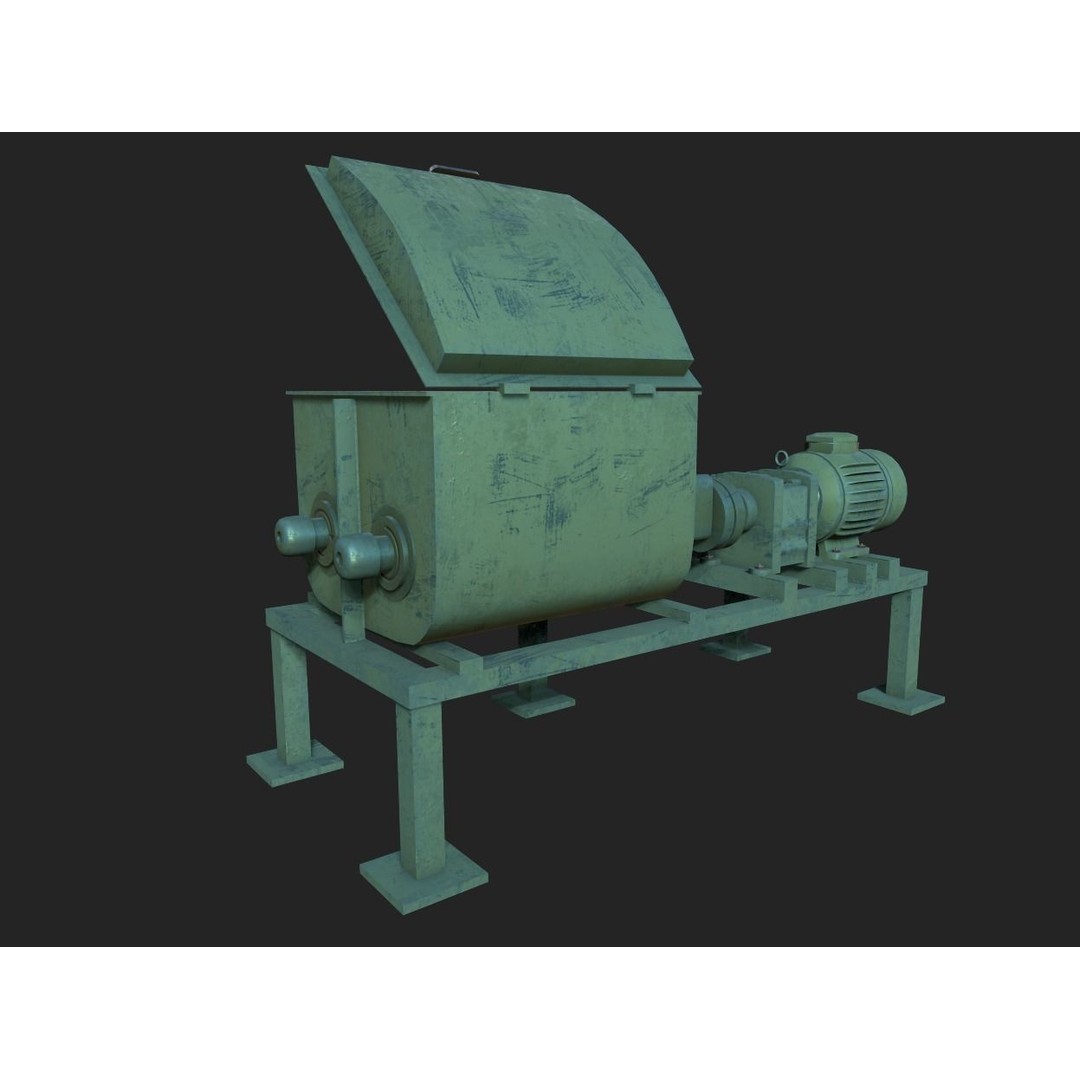 Z Blade Mixer 3D Model – Low Poly PBR Game Asset, FBX - View 5