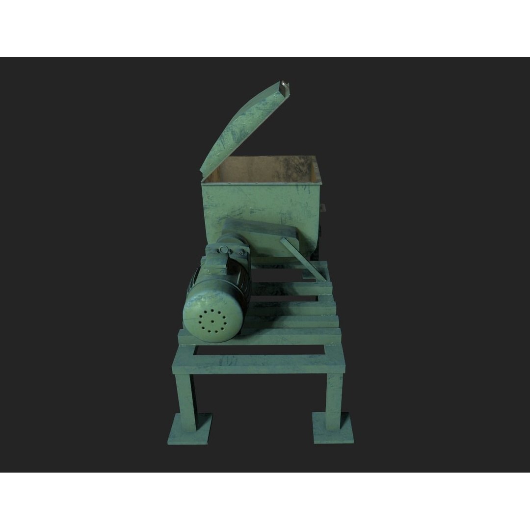 Z Blade Mixer 3D Model – Low Poly PBR Game Asset, FBX - View 8