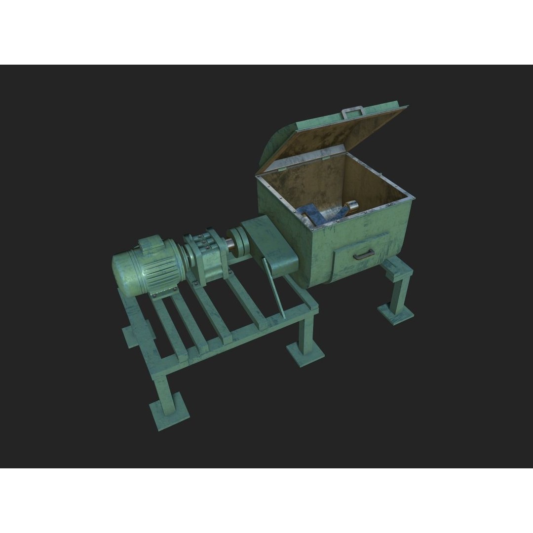 Z Blade Mixer 3D Model – Low Poly PBR Game Asset, FBX - View 9