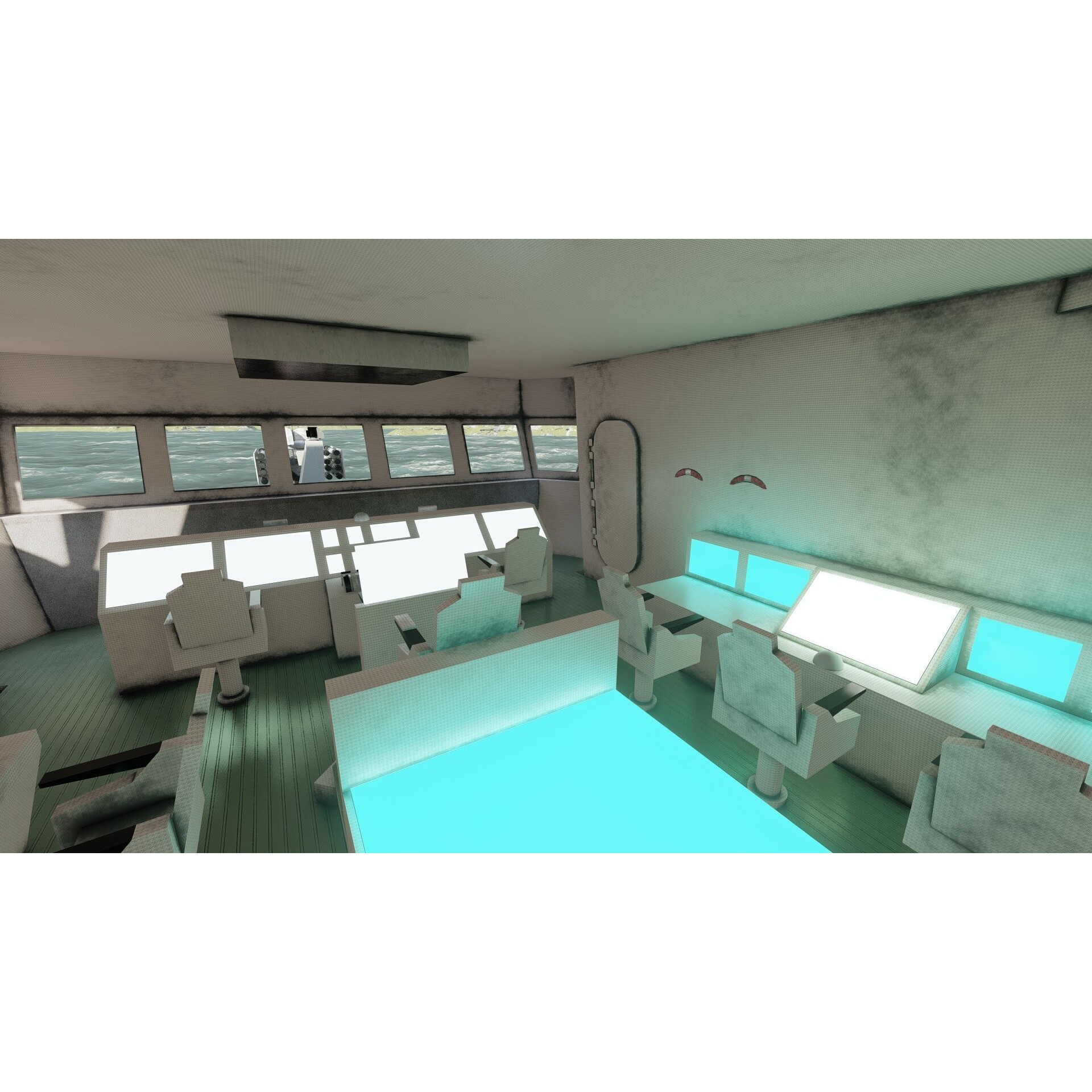 Multirole Combat Corvette - Game-Ready 3D Model - View 21