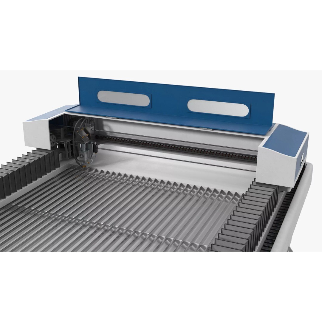 Reaying Industrial Sheet Metal Laser Cutter 3D Model – Rigged PBR Asset - View 10