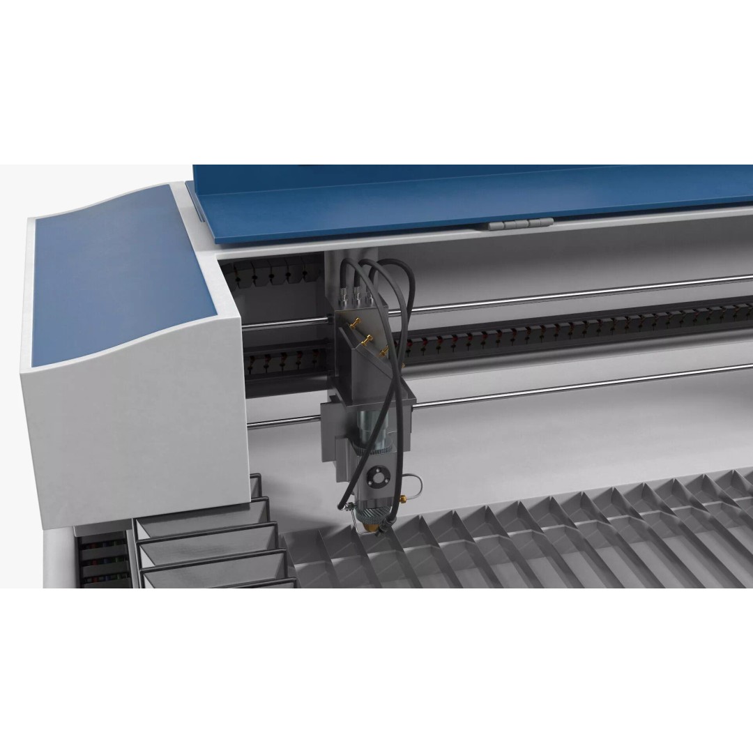 Reaying Industrial Sheet Metal Laser Cutter 3D Model – Rigged PBR Asset - View 11