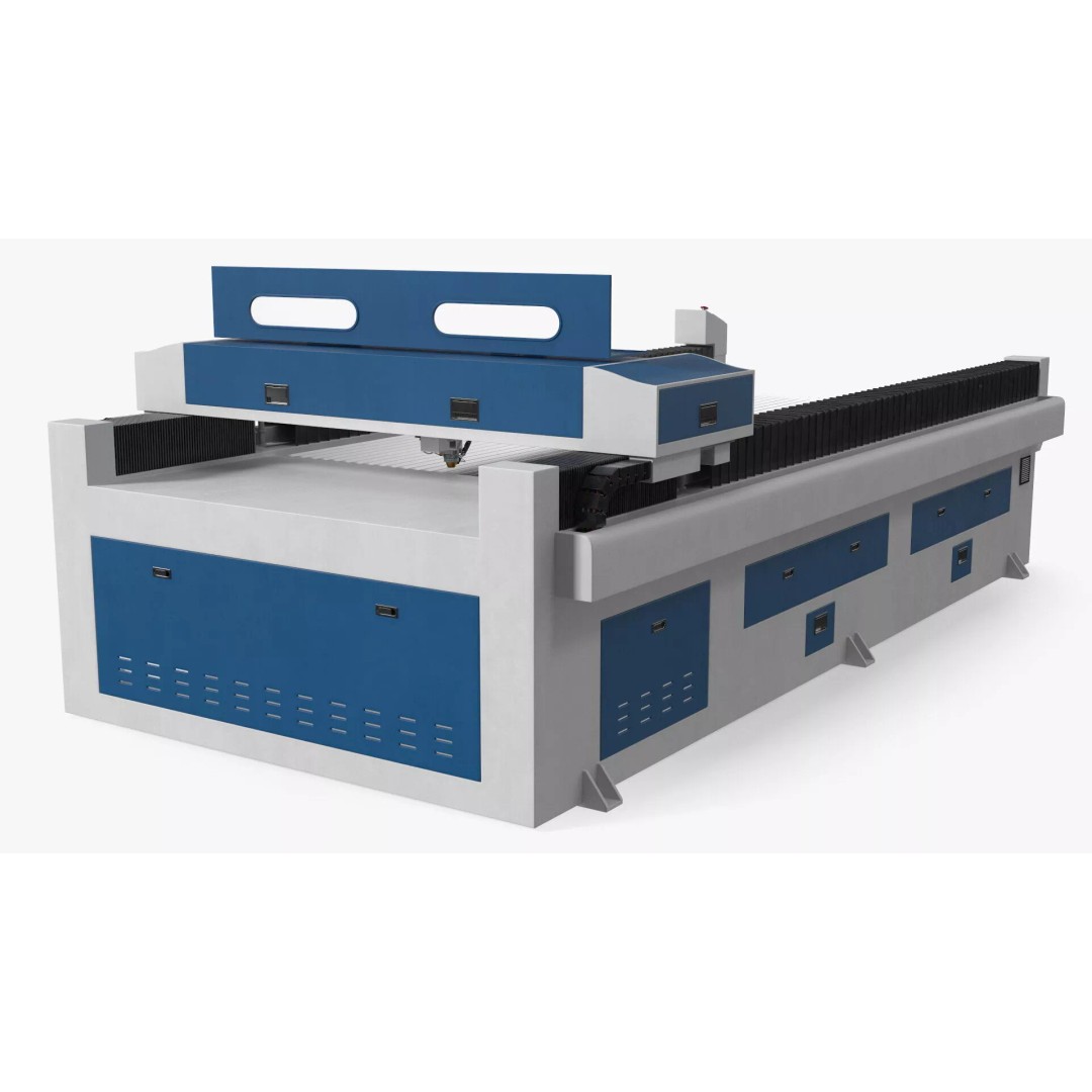 Reaying Industrial Sheet Metal Laser Cutter 3D Model – Rigged PBR Asset - View 14