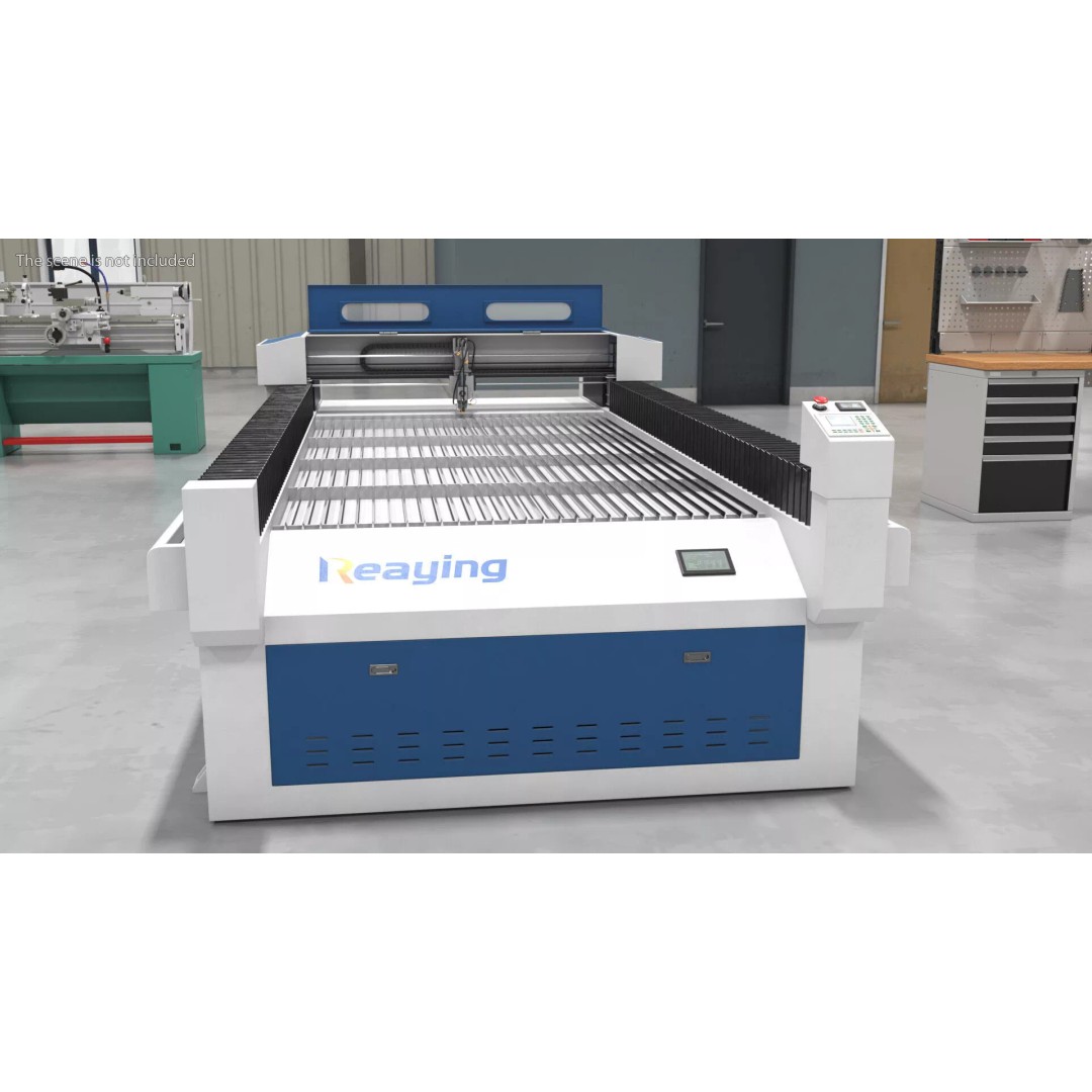 Reaying Industrial Sheet Metal Laser Cutter 3D Model – Rigged PBR Asset - View 7