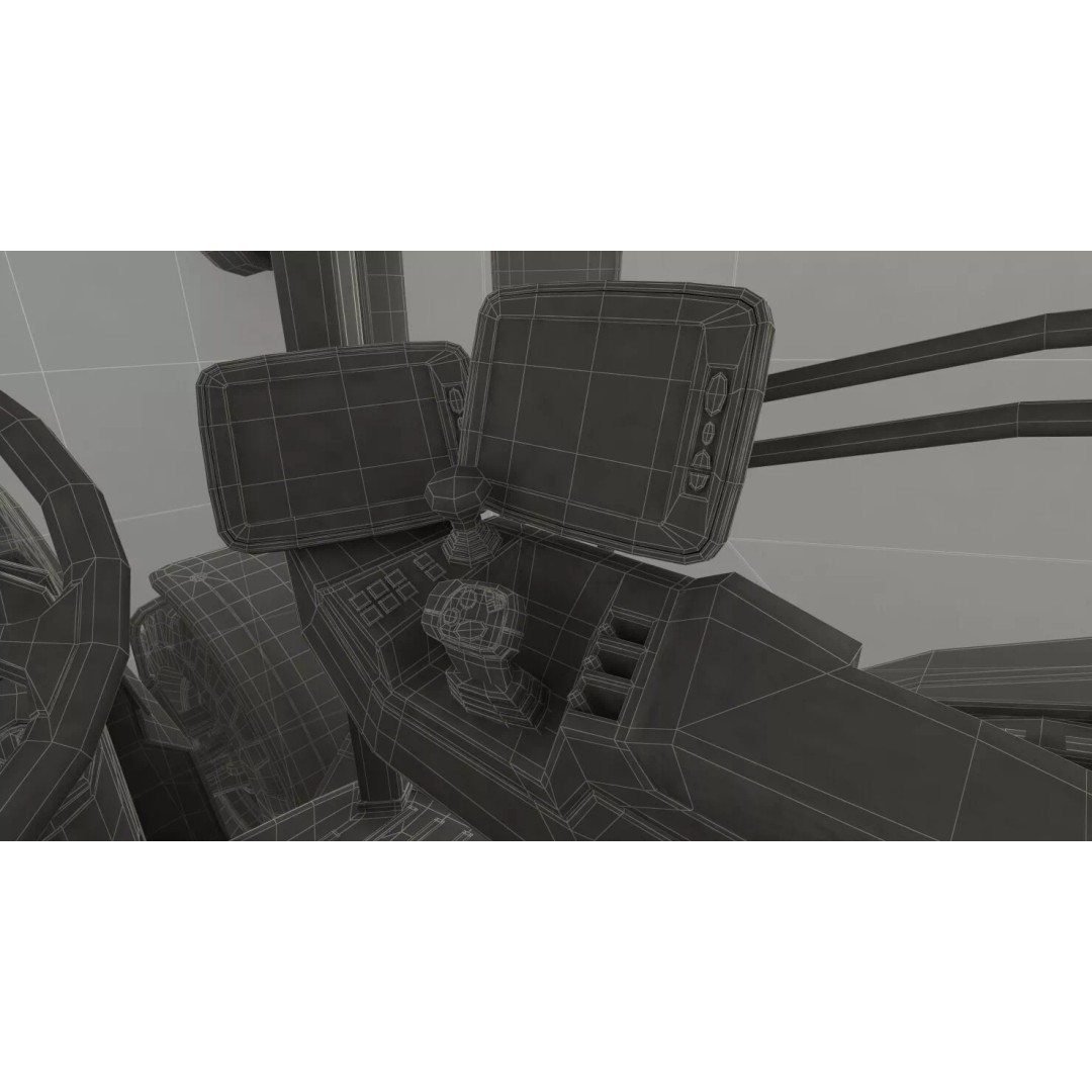 Claas Axion 800 Dirty Tractor 3D Model – High Poly PBR Farm Vehicle, FBX