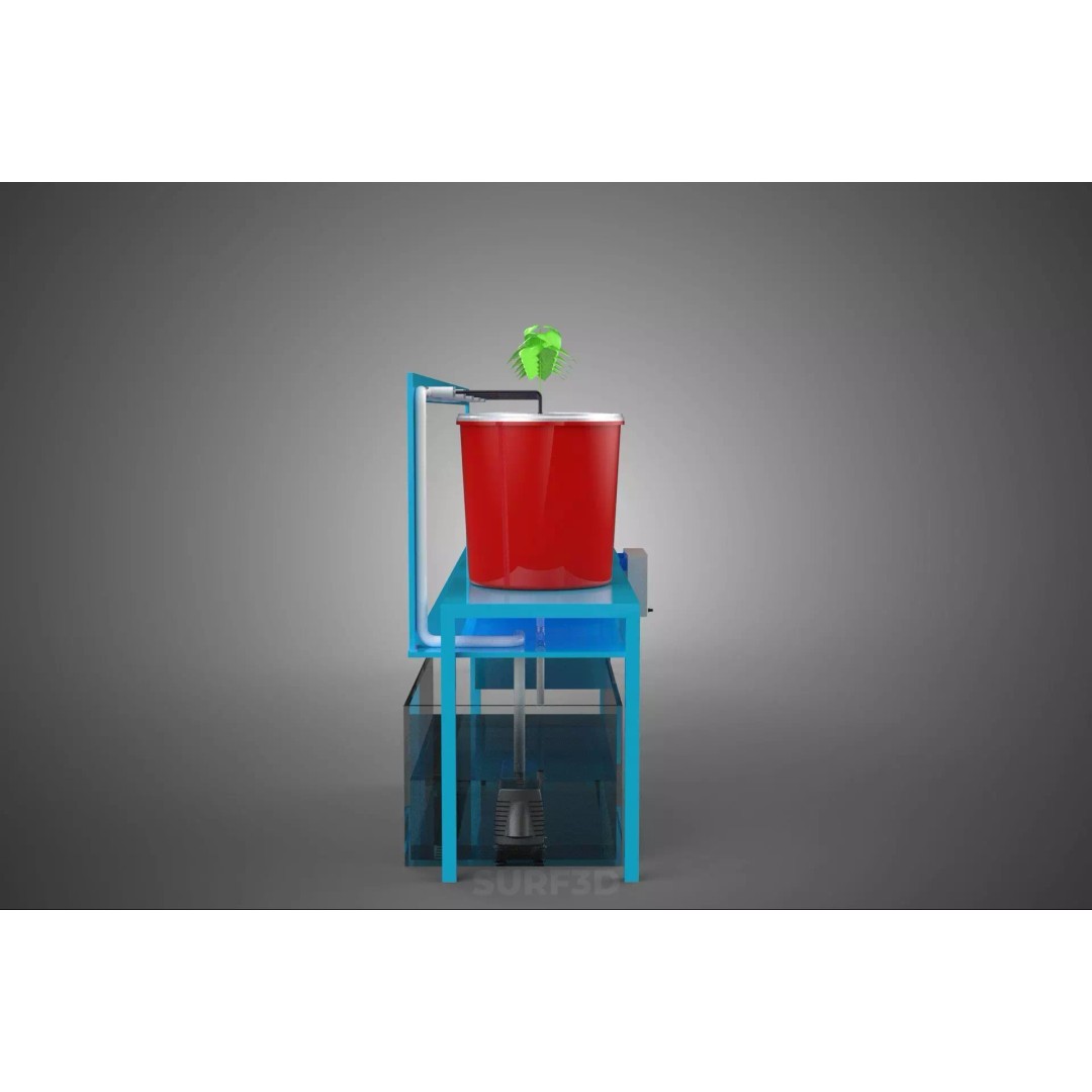 IoT Smart Control Dutch Bucket Hydroponic System 3D Model – PBR Formats - View 14