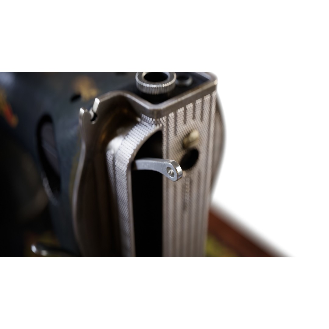 Vintage Sewing Machine 3D Model – Low Poly Game Ready PBR, FBX, OBJ - View 12
