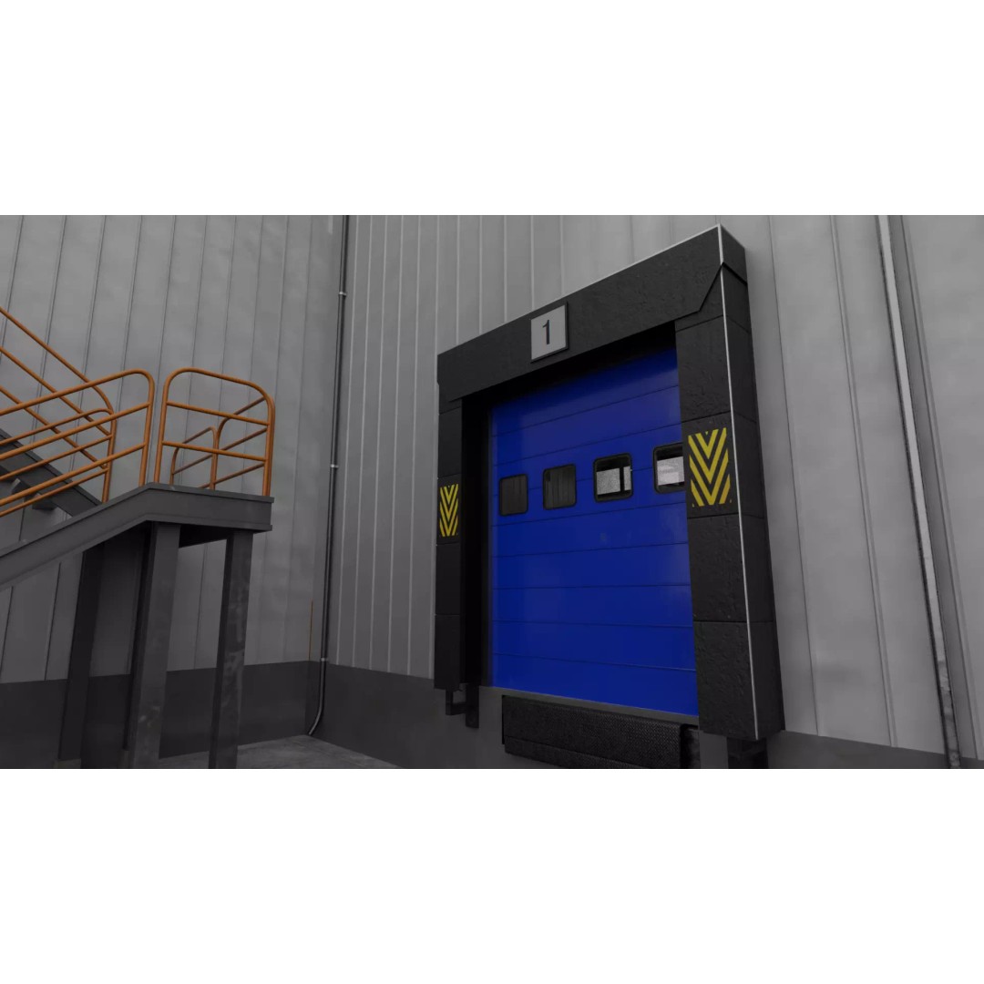 Modern Warehouse 3D Model – High-Quality PBR Industrial Design, FBX - View 20