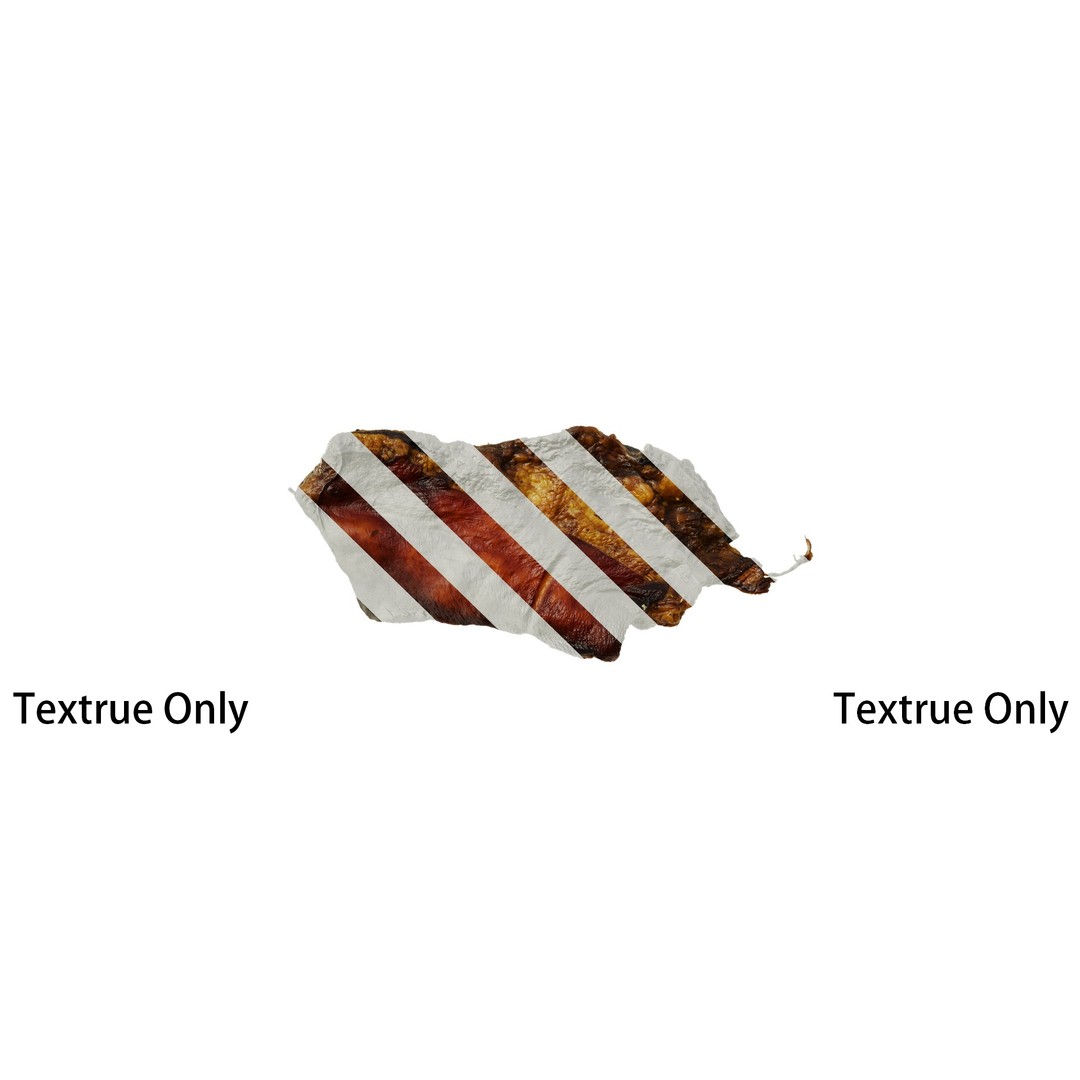 Bacon 3D Model – PBR Texture, 1K/2K/4K Resolution - View 3