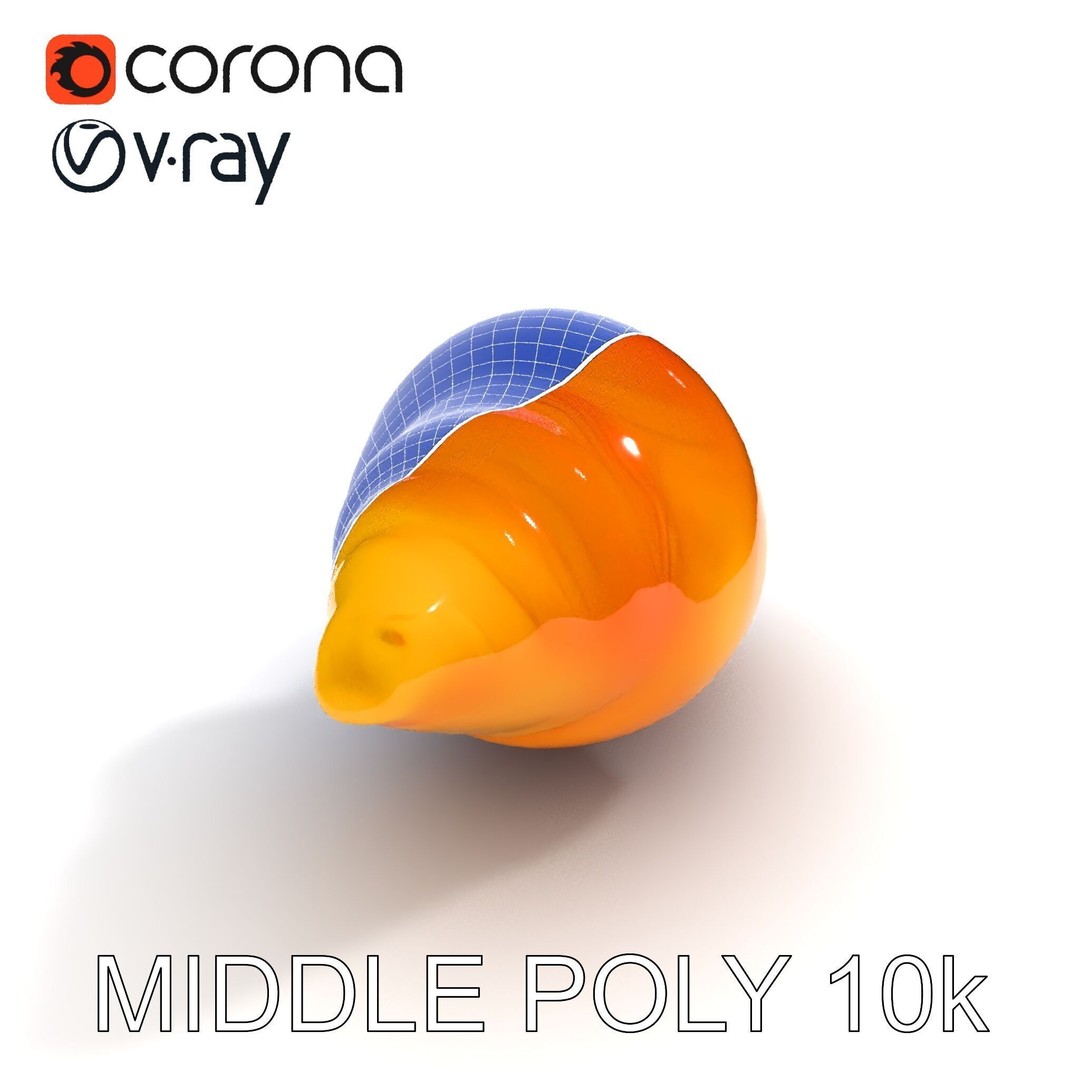 Croissant 3D Model – Low-Poly Culinary Asset, FBX, Game Ready - View 31