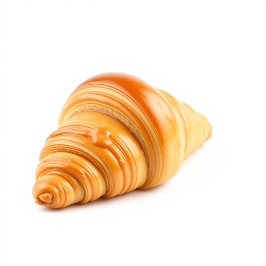 Croissant 3D Model – Low-Poly Culinary Asset, FBX, Game Ready - View 5