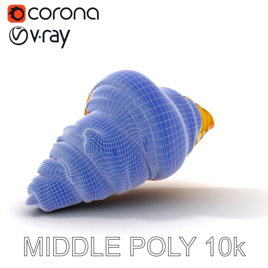 Croissant 3D Model – Low-Poly Culinary Asset, FBX, Game Ready - View 7