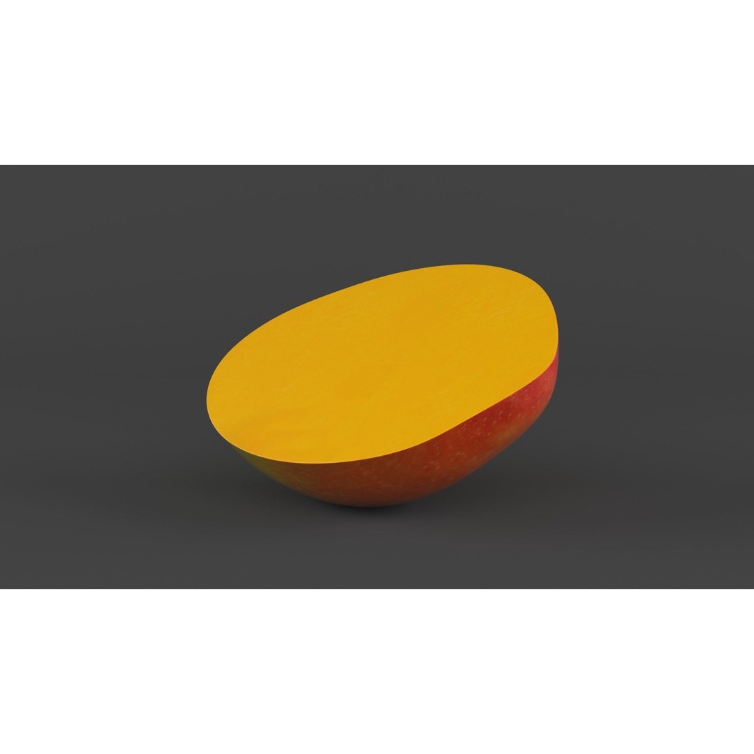 Mango Fruit 3D Model – Realistic PBR Asset, FBX Format - View 6